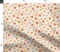 Retro Whimsical Cute Ditsy 70S Vintage Style Multicolor Floral Custom Printed Fabric by Spoonflower Various Fabrics by the Yard or Fat Quarter